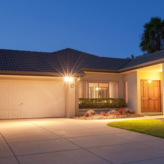 da LIGHT 50W LED Strahler Außen & Innen, 6000K Kaltweiß 4500lm Außenleuchte Superhell, Fluter Außenstrahler Flutlicht IP65, Scheinwerfer 230V für Garten, Garage, Sportplatz (4 Stück)