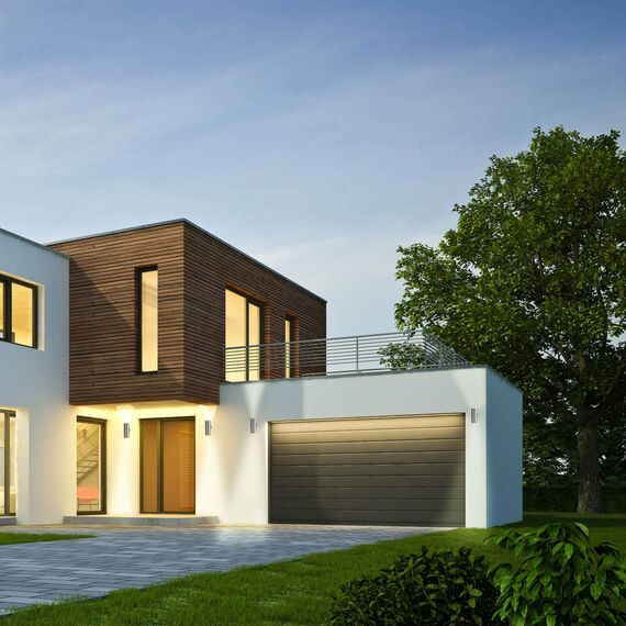 SEBSON Außenleuchte 2er Set - Wandleuchte Edelstahl up down - inkl. 4x GU10 LED Lampe 3W kaltweiß 6500K - LED Außenwandleuchte 230V