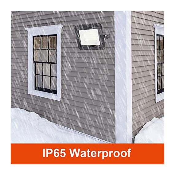 Da LIGHT 50W LED Strahler Außen & Innen, 6000K Kaltweiß 4500lm Außenleuchte Superhell, Fluter Außenstrahler Flutlicht IP65, Scheinwerfer 230V für Garten, Garage, Sportplatz