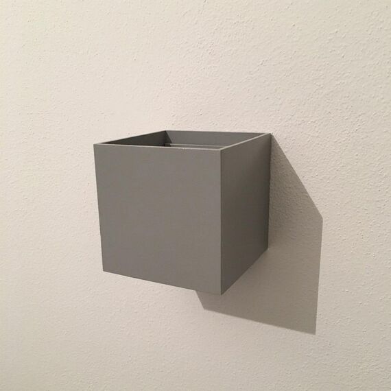 Klighten 2 Stück LED Wandleuchten Innen/Außen 12W Wandlampe Auf und ab Einstellbarer Lichtstrahl, 3000K Warmweiß Außenwandleuchte IP65 für Wohnzimmer Schlafzimmer Balkon,Dunkelgrau