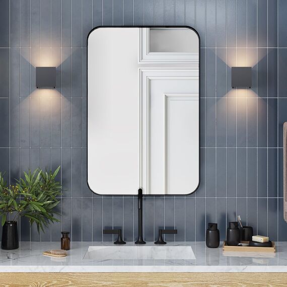 K-Bright LED Außenleuchten 12W Wandleuchten Innen/Außen Auf und ab Einstellbarer Lichtstrahl 4000K Natürliches Weiß Außenwandleuchten IP65 Wasserdichte Wandleuchte, Anthrazit