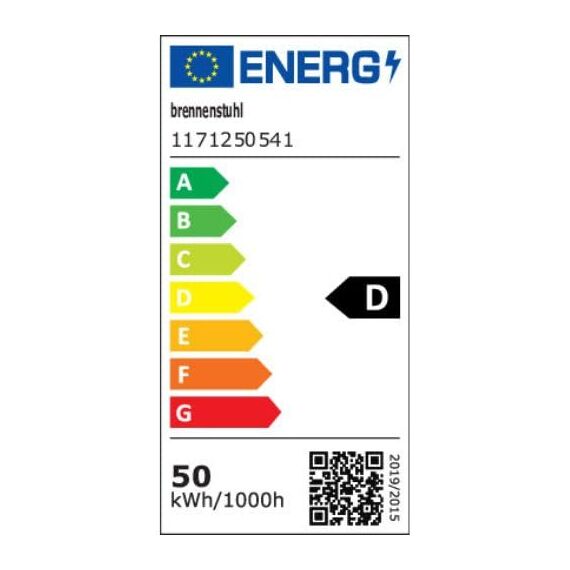 Brennenstuhl LED Strahler JARO 7060 / Leuchte 50W für außen (Außenstrahler zur Wandmontage, Fluter 5800lm aus Aluminium, IP65)
