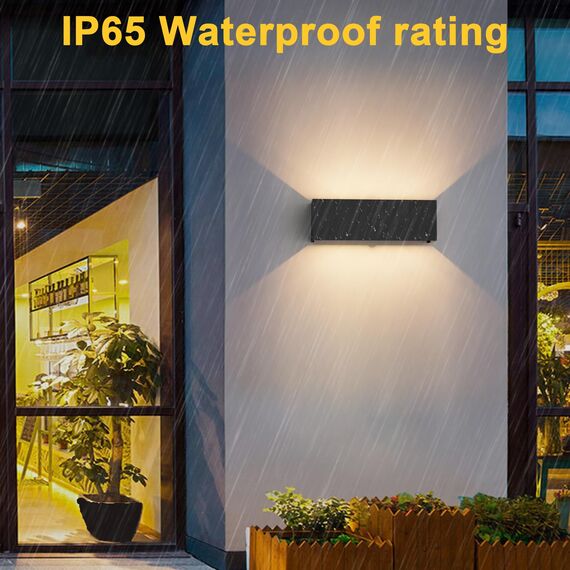 Klighten 30W Außenlampe mit Bewegungsmelder, 2PCS Aussenleuchten mit bewegungsmelder Einstellbarer Lichtstrahl, Außenwandleuchte mit Bewegungsmelder Außen/Innen für Garten, IP65,3000K, Anthrazit