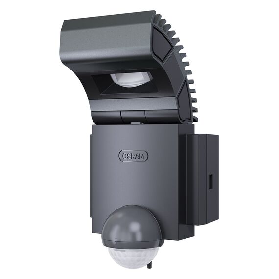 OSRAM Noxlite Spot LED Außenlampe mit Bewegungsmelder und Dämmerungssensor/Kühlkörper aus hochwertigem Aluminium / 8W, 6000K - kaltweiß, anthrazit
