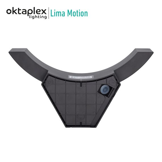 Oktaplex Aussenlampe mit Bewegungsmelder LED warmweiß IP54 Außenleuchte 750lm 10W Wandleuchte anthrazit Außenbeleuchtung 3000K Außenlampe Lima Motion