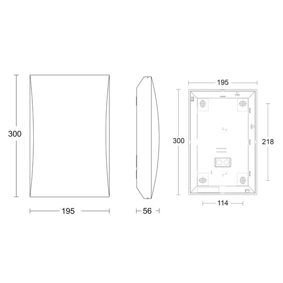 Steinel LED Außenleuchte LN 1 N weiß mit Dämmerungsschalter, LED Wandlampe inkl. Hausnummer, 4,9 W, 350 lm, Schlagfest, Weiß