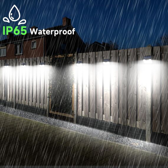 nipify Solarlampen für Außen mit Bewegungsmelder, 【6 Stück】 140 LED 3 Modi Solarleuchten für Außen IP65 Wasserdichte LED Solar Aussenleuchte mit Bewegungsmelder Aussen für Wandleuchte, Garten, Garage