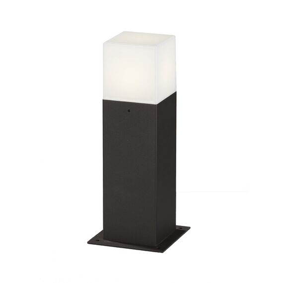 Trio Leuchten LED Außen-Wegeleuchte, Aluminiumguss, inklusiv 1 x E14, 4 W, Höhe 30 cm, anthrazit 520060142