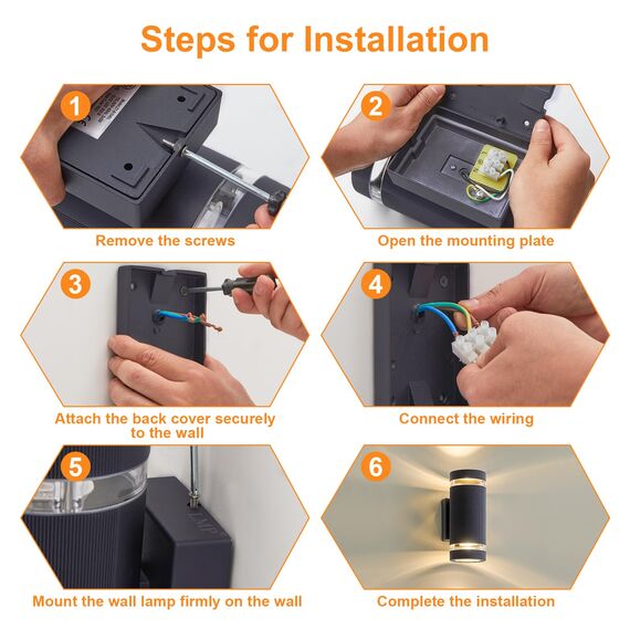 LMP LED Wandleuchte aussen Wandlampe außen, Up Down Außenlampe Aussenlampe Außenleuchte Wand Anthrazit, IP65 GU10 Außenwandleuchte Aussenbeleuchtung Ausenbeleutung Hauswand Balkon Haus Terrasse