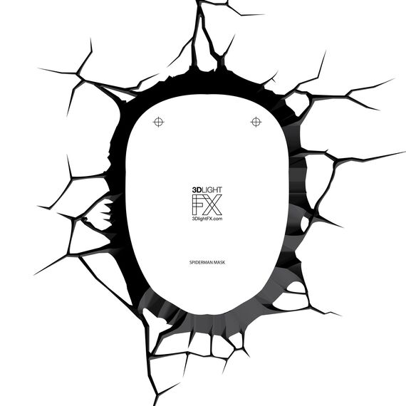 Light 3D FX Licht Marvel Spider-Man 3D Deco LED Wandleuchte