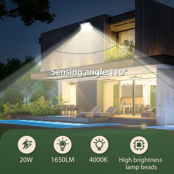 Aigostar LED Strahler Außen 30W,2510LM Superhell LED Fluter,IP65 Wasserdicht Außenstrahler,4000K Naturweiß Scheinwerfer Wandleuchtefür Garten,Innenhöfe,Garage,Hotel