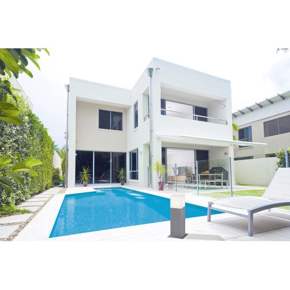 Trio Leuchten LED Außen-Wegeleuchte, Aluminiumguss, inklusiv 1 x E14, 4 W, Höhe 30 cm, titan 520060187