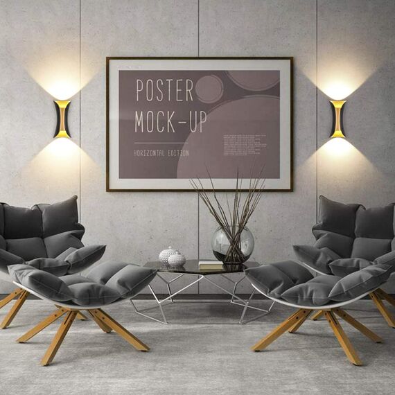 Klighten 2er Außenwandleuchte LED Wandleuchte Innen/Außen Modern Up Down IP65 10W Wandlampe aus Aluminium für Wohnzimmer Schlafzimmer Treppenhaus Flur Warmweiß 3000K, Schwarz & Gold