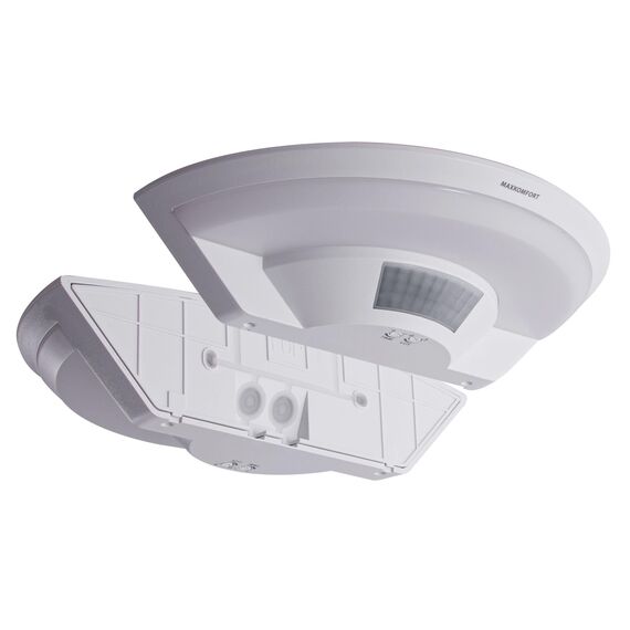 max K O M F O R T LED Aussenleuchte mit Bewegungsmelder Wand-leuchte Wandlampe Flurleuchte Fluter 10W weiß modern IP54 SETA