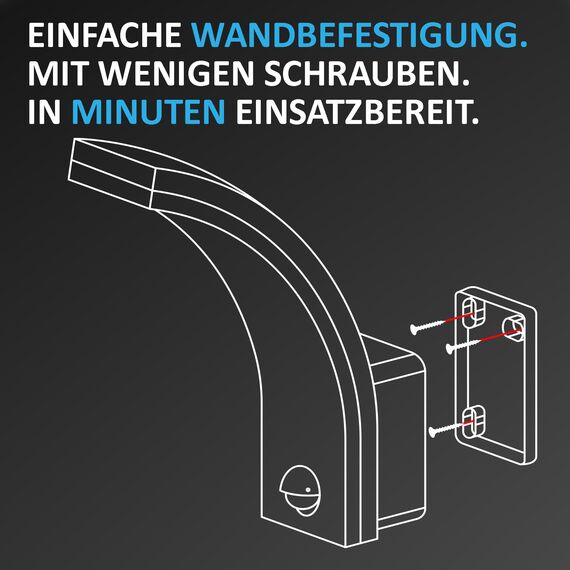 LED Außenleuchte mit Bewegungsmelder – 12/15/20W wählbar – IP65 – 1600-2500lm – Sensor abschaltbar für Dauerlicht – 4000K neutralweiß – Modell X-Prit für Wandmontage