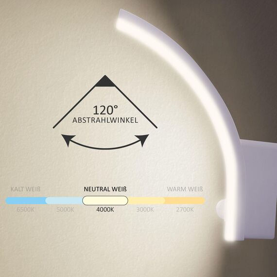 LED Außenleuchte mit Bewegungsmelder – 12/15/20W wählbar – IP65 – 1600-2500lm – Sensor abschaltbar für Dauerlicht – 4000K neutralweiß – Modell X-Prit für Wandmontage