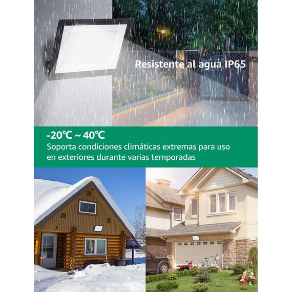 Aigostar LED Strahler Außen Innen 100W 8700LM Kaltweiss 6500K Ledstrahler Scheinwerfer IP65 Wasserdicht LED Außenstrahler für Hell Garten Garage Sportplatz Hof Fluter