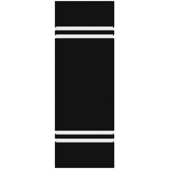 SSC-LUXon Außenwandleuchte JOVO-L für außen in matt schwarz 230V - up & down Wandlampe mit Wasserschutz IP44 für 2x GU10 Leuchtmittel