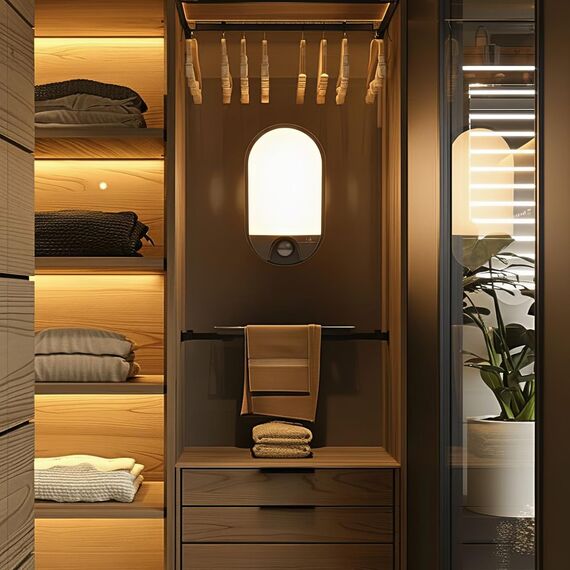 Maclean MCE340 LED-Lampe mit Infrarot-Bewegungssensor Wandleuchte Innen-/ Außenbeleuchtung 1100lm 15W IP54 (Grau)