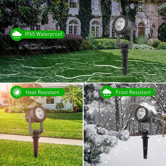 T-SUNUS Solarstrahler für Außen, Gartenstrahler Solar Warmweiß, Auto ON/OFF, IP65 Wasserdicht, Solarlampen für Außen Garten 2 Helligkeitsmodi 3 Meter Kabe für Garten Hof Gehweg
