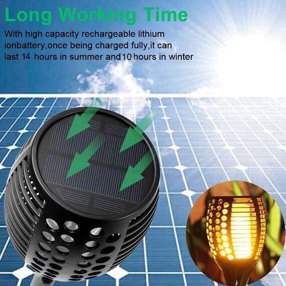 8 Stück Solarlampen Für Außen Garten 96 LED Gartendeko für Draußen leuchtet automatisch ein/aus mit Lichtsensor im Freien Solarbeleuchtung warmes Licht Gartenbeleuchtung wasserdicht IP65