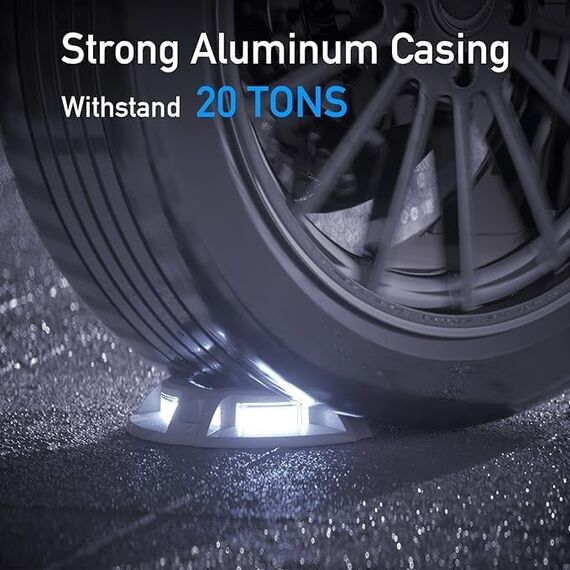 Quntis IP68 Solar Bodenleuchten Außen 8Pack Aluminium Solar Deck lights