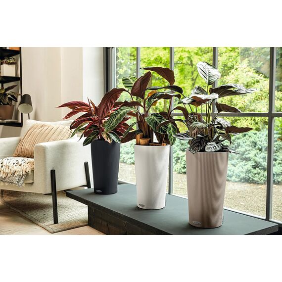 Lechuza 13950 Planter, Weiß, 32x32x56 cm