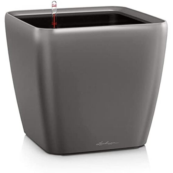 LECHUZA QUADRO Premium LS 50 anthrazit metallic 16283