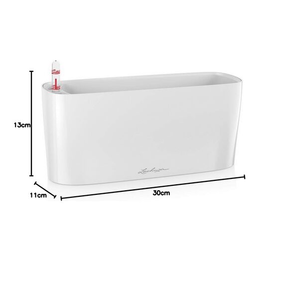 Lechuza Delta 10 weiß Hochglanz 15460 (Packung mit 2)