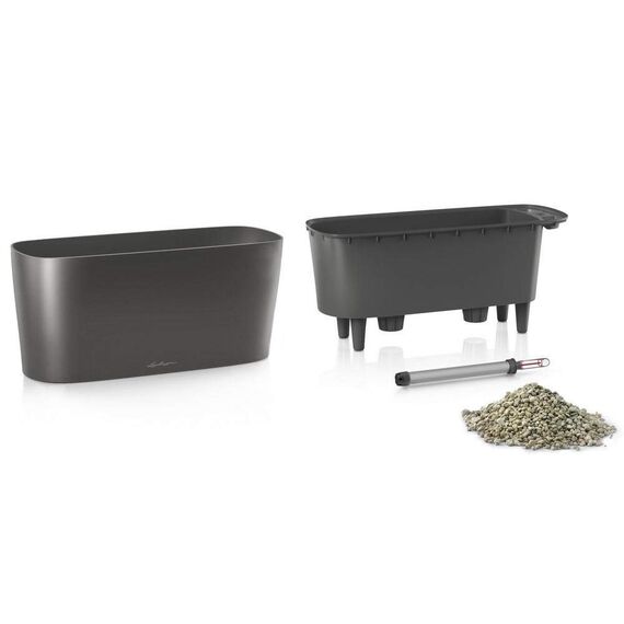 Lechuza Delta Premium 20 - Komplettset Anthrazit