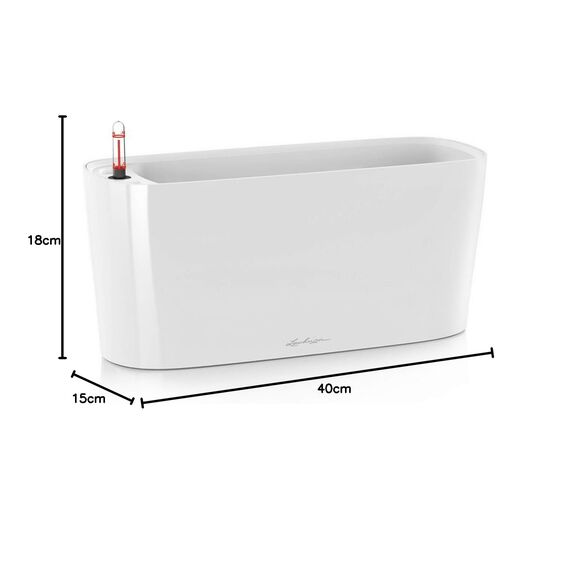 Lechuza Delta Premium 20 - Komplettset Weiß