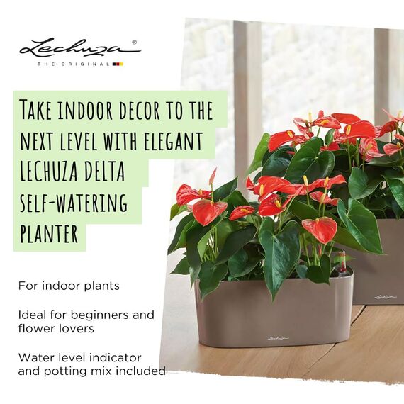 Lechuza Delta 10 - All-in-One-Set anthrazit metallic