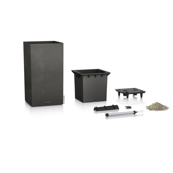 Lechuza Canto Color (30x30x56cm) Komplettset graphitschwarz