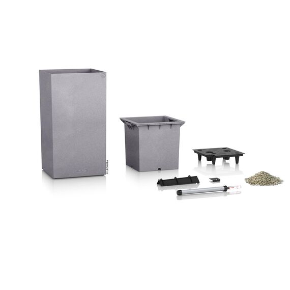 Lechuza Canto Color Säule 40 Komplettset steingrau