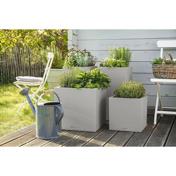 Lechuza Canto Color (30x30x30cm) Komplettset steingrau