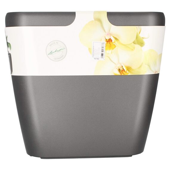 LECHUZA QUADRO Premium LS 43 anthrazit metallic 16183