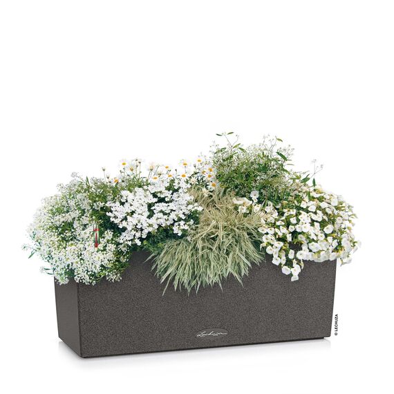 LECHUZA BALCONERA Stone 50 graphitschwarz 15652