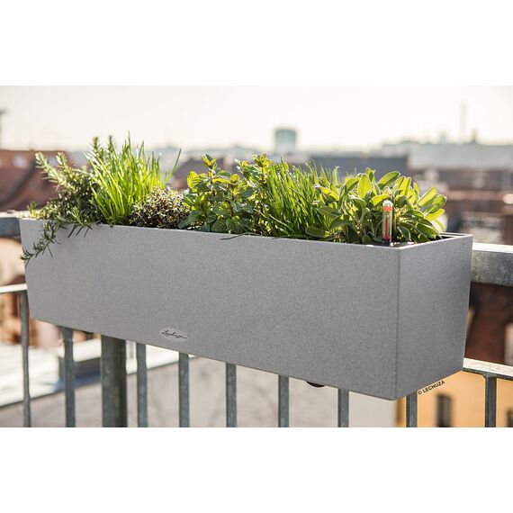 Lechuza BALCONERA Stone 80 steingrau 15660, 79x19x19 cm (Packung mit 3)