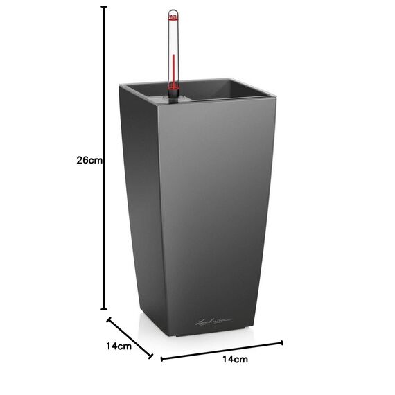 LECHUZA MAXI-CUBI anthrazit metallic 18053