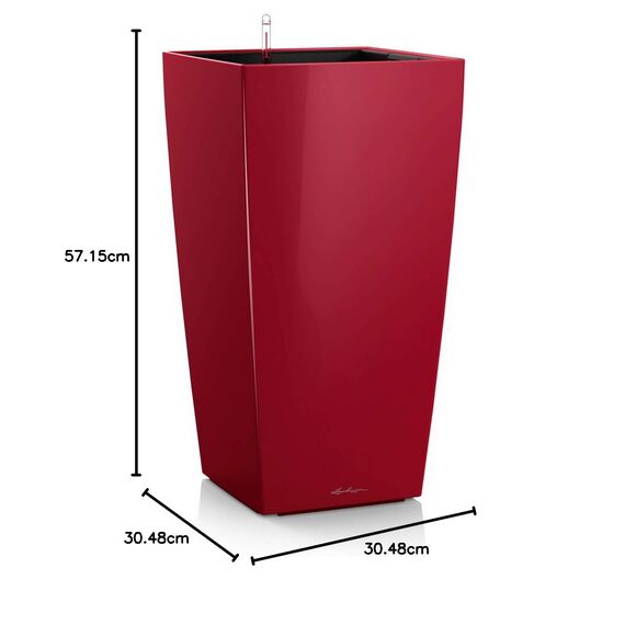 Lechuza Komplett-Set Cubico 30 Scarlet rot Hochglanz