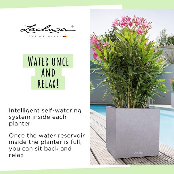 Lechuza Cube Color Triple (ehemals BALCONISSIMA) All-in-One Set sandbraun 13686