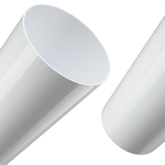 KADAX Pflanzkübel mit Innentopf Weiß Ø 19.5 cm, Höhe 36.8 cm – Moderner Pflanztopf mit Einsatz, Blumentopf aus robuster Kunststoff für Innen- und Außenbereich, ideal für Wohnzimmer, Balkon, Büro