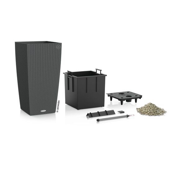 Lechuza Cubico Cottage 40 - Komplettset Granit