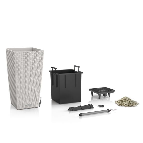 Lechuza CUBICO Cottage 40 Komplettset lichtgrau