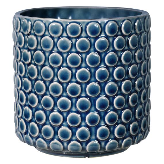 Bloomingville DOT Blumentopf Blumentopf Pflanzgefäß Pflanzgefäße Deko Pflanzgefäße für Innen Retro Kreativ S (12,5 cm Ø) Pe