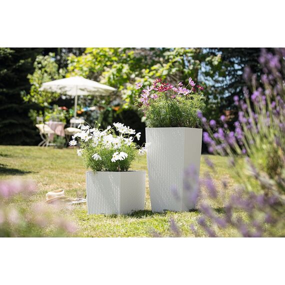 LECHUZA CUBICO Cottage 40 weiß 15246