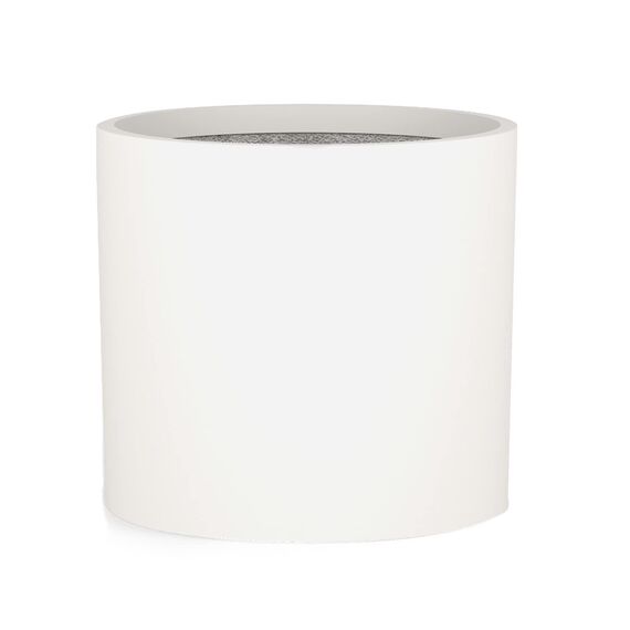 Fox&Fern Übertopf Set S/M/L - Blumentöpfe Gross inkl. Wasserabfluss - Blumentopf hoch - Übertöpfe für Zimmerpflanzen - Blumentopf 30cm Durchmesser - Pflanzentöpfe groß - Plant Pot - Blumentopf weiß