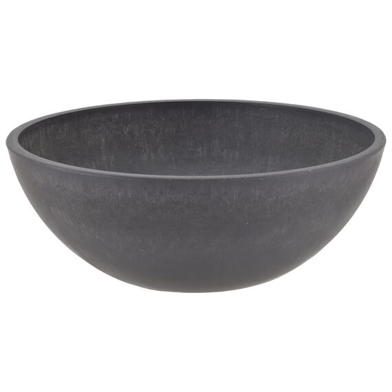 PSW Arcadia M30DC Gartenschüssel, 30,5 x 11,4 cm, Dunkelanthrazit