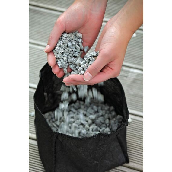 OASE 51203 Pflanzkorb Textil viereckig 30, 27 L Inhalt - für Wasserpflanzen, Teichbepflanzung, erleichtert das Einwintern, sicherer Halt am Teichgrund