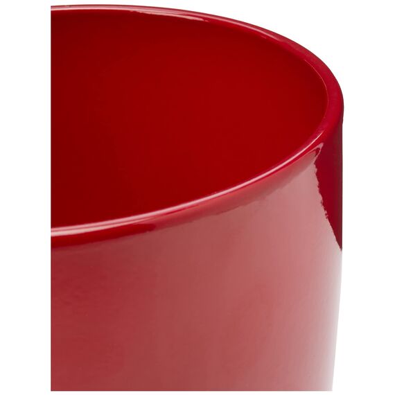 Soendgen Keramik Blumenübertopf, Basel Full Color, Bordeaux, 19 x 19 x 18 cm, 0069/0019/1582